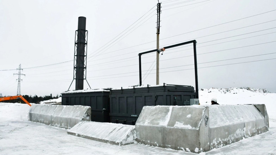 В Губкинском заработало уникальное оборудование для экологичной утилизации отходов