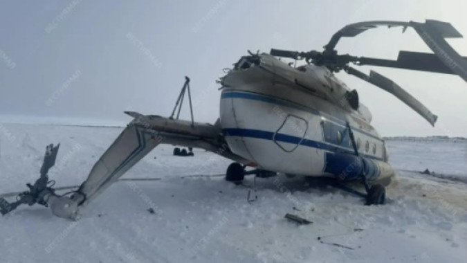 Вертолет из Салехарда разбился по пути в Панаевск