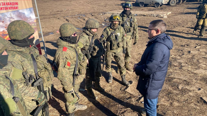 Владимир Якушев встретился с мобилизованными в Луганской области