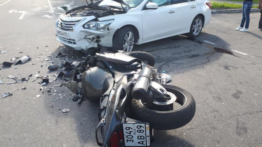 За сутки на Ямале произошло три ДТП с участием мотоциклистов: подробности аварий