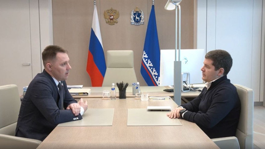 Губернатор ЯНАО обсудил развитие Губкинского с главой города