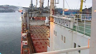 Атомный контейнеровоз «Севморпуть» доставил груз для проекта «Арктик СПГ-2»