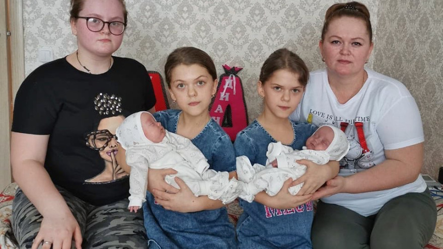 Многодетная мама с новорожденной двойней смогла вернуться домой, в Салехард 