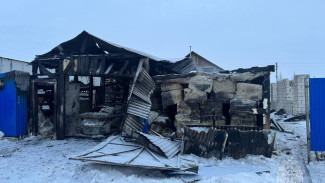 Пожарные потушили огонь в частном доме в Новом Уренгое