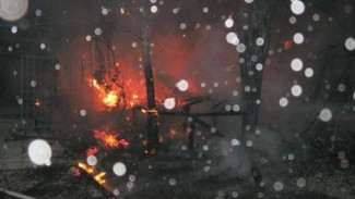 В столице Ямала горел жилой балок