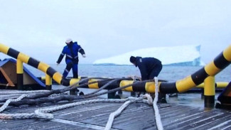 Ликвидация разлива нефти, тушение пожаров на буровых установках: в Карском море прошли масштабные учения для газовиков