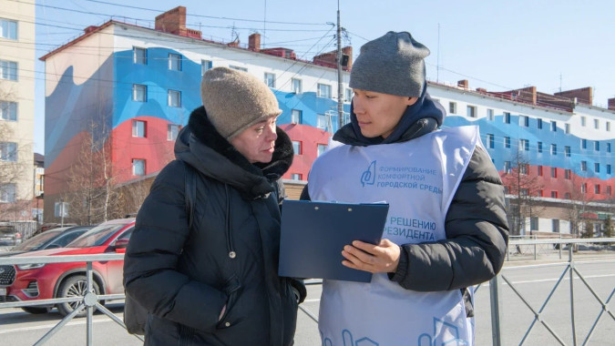 Благодаря работе волонтеров каждый пятый ямалец проголосовал за благоустройство