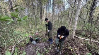 Ямальские поисковики нашли медальоны двух красноармейцев под Новгородом