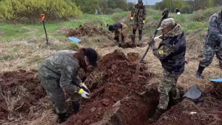 Ещё одного красноармейца подняли с полей сражений Великой Отечественной войны