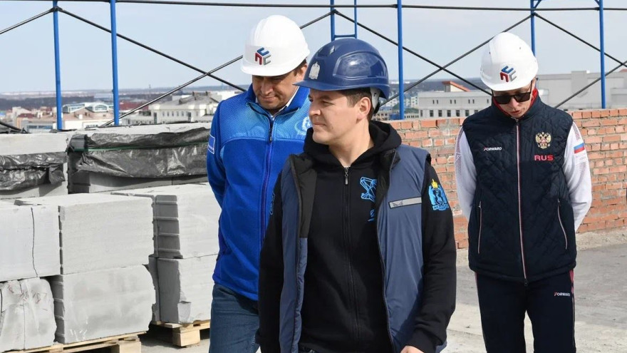Дмитрий Артюхов оценил ход строительства нового микрорайона Салехарда