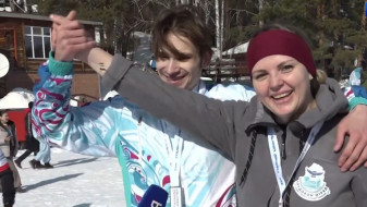 Ямальская команда приняла участие в экстрим-забеге «Стальной характер. Холод» под Тюменью