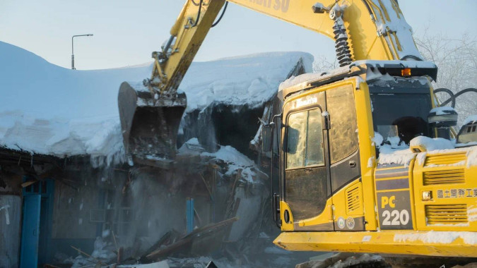В Салехарде стартовал масштабный снос ветхих домов