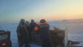 В тундре сломался снегоход: ямалспасовцы искали 5 человек, в числе которых двое детей