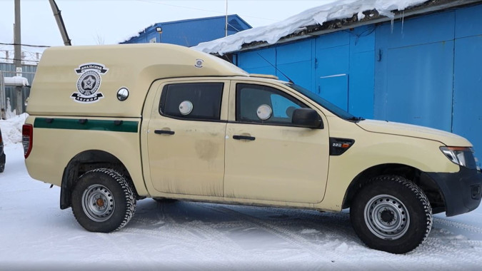 Байкеры из Губкинского отправили бронированный автомобиль в зону СВО