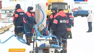 Откачать и обезвредить. Тазовские спасатели провели тренировку в реальных условиях