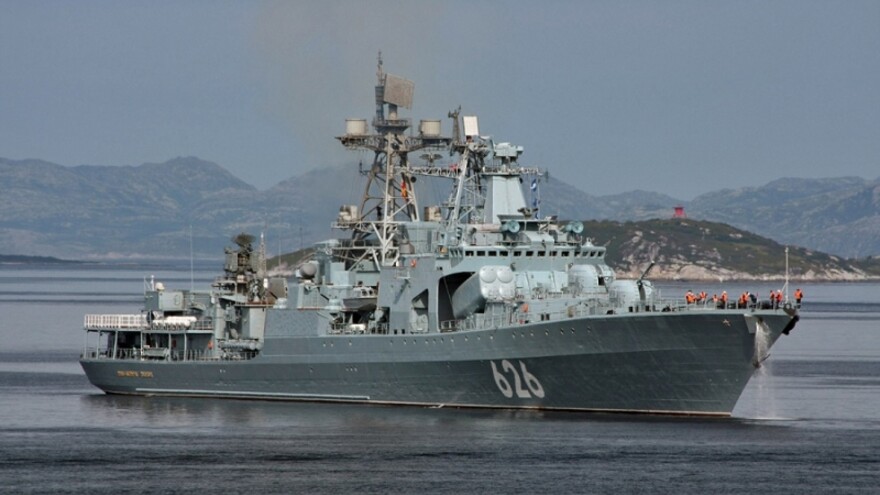 БПК «Вице-адмирал Кулаков» вернулся в Североморск после успешного плавания