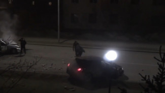 ДТП в Салехарде вылилось в потасовку и попало на видео
