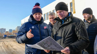 Глава города оценил прогресс строительства лыжной базы в Новом Уренгое