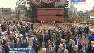 На Балтийском заводе заложили новый атомный ледокол  «Сибирь»