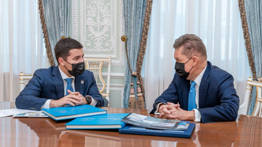 Стратегическое сотрудничество: Дмитрий Артюхов и Алексей Миллер обсудили участие «Газпрома» в новых соцпроектах Ямала