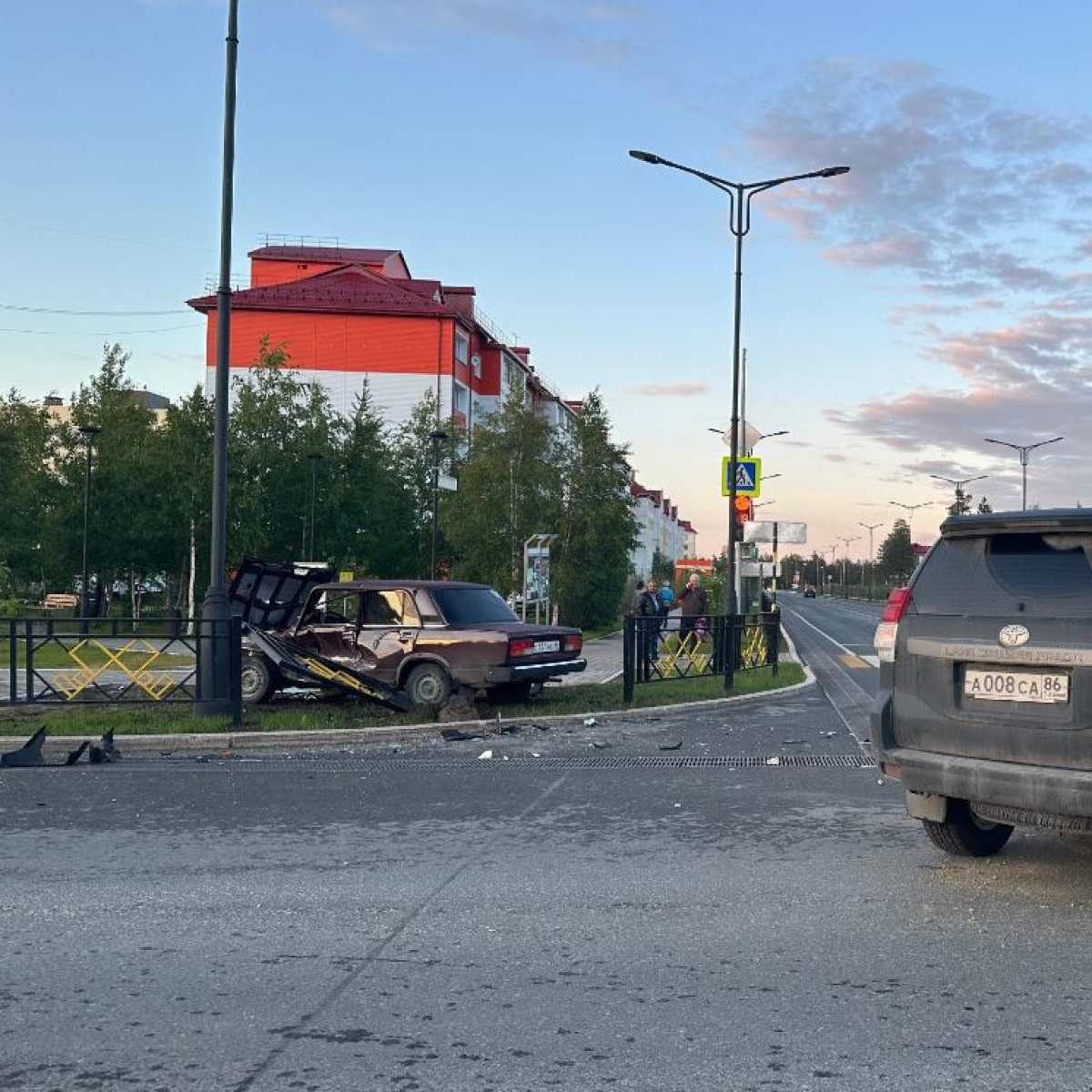 В Муравленко при столкновении автомобилей пострадал человек – Новости  Салехарда и ЯНАО – Вести. Ямал. Актуальные новости Ямала