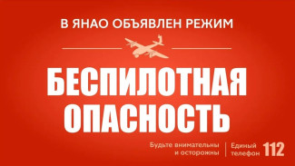«Оставайтесь в помещениях»: на Ямале объявлена беспилотная опасность