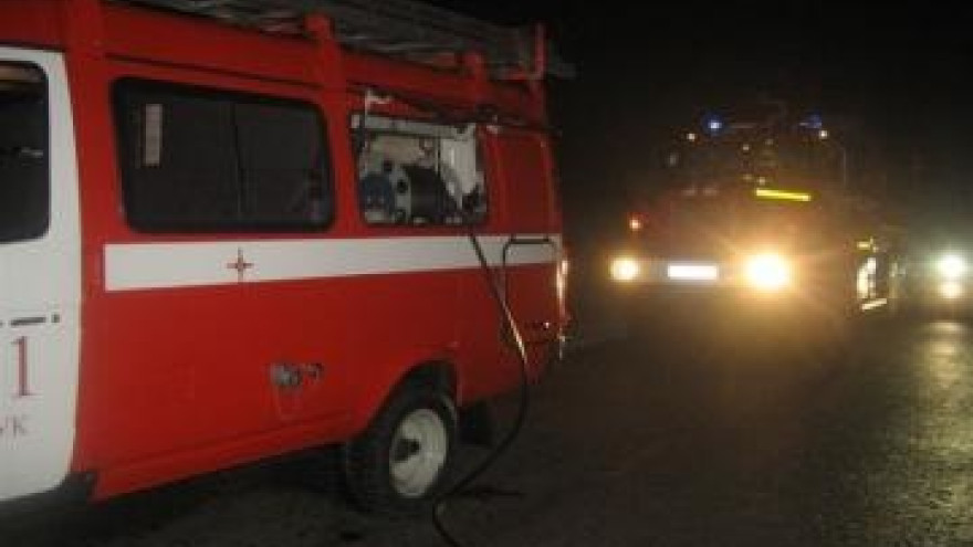Ночью в Тазовском загорелась поликлиника
