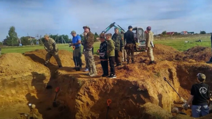 Ямальские поисковики подняли останки 57 красноармейцев