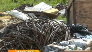 Установить и наказать: в Губкинском в районе садово-огороднического массива обнаружили целую гору бытовых и строительных отходов