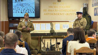 В харпской колонии прошла выставка о Великой Отечественной войне