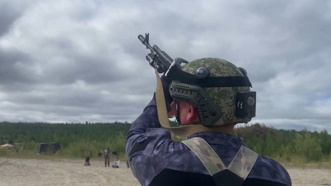 Под Надымом прошли боевые сборы казаков