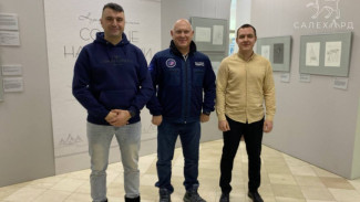 Летчик-космонавт Олег Артемьев встретился с ямальскими кандидатами в космонавты