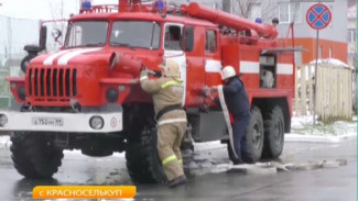 Пожарные Красноселькупа доказывали свою профпригодность