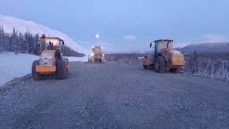Дорожники Ямала ведут отсыпку трассы к будущему горнолыжному центру