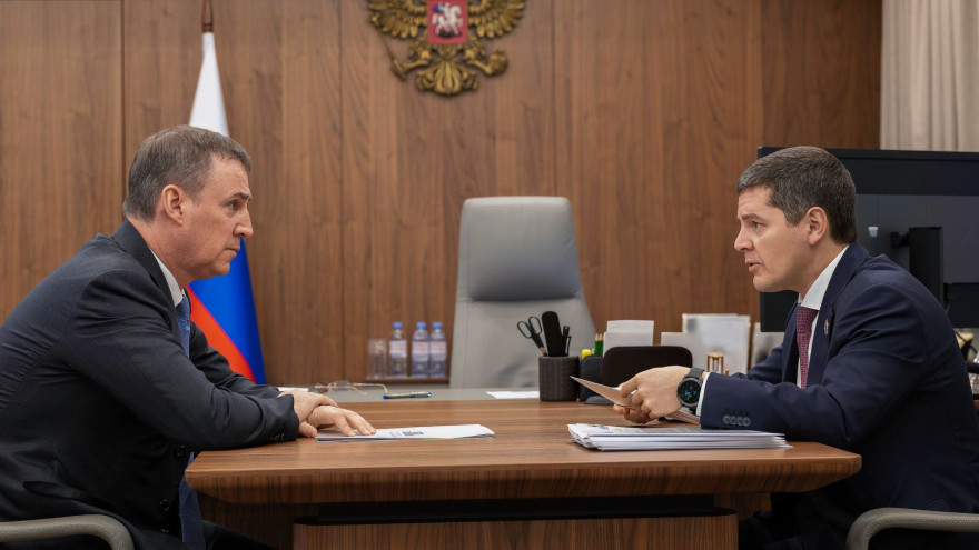 От агропрома до экологии: рабочая встреча Дмитрия Артюхова и Дмитрия Патрушева