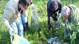 Неравнодушные тазовчане вышли на уборку территории будущего этногородка «Нэрм Сэй»