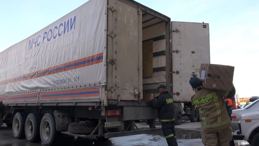 Ямальские спасатели собрали крупную партию гумпомощи для участников спецоперации