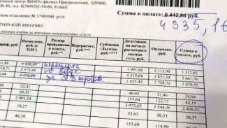 Более 600 пугающих счетов по услугам ЖКХ получили за декабрь жители города  Лабытнанги
