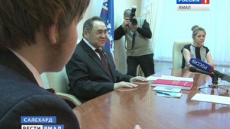 Сергей Харючи в день рождения округа встретился с салехардской молодежью
