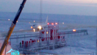 Арктический аэропорт «Сабетта» принял первый пассажирский рейс