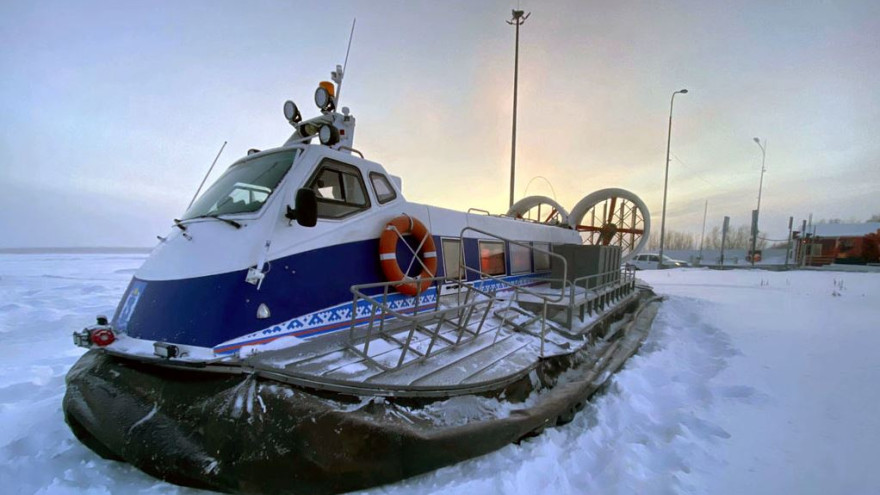 2 новых судна на воздушной подушке пополнили речной флот Ямала