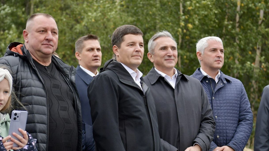 Губернаторы Ямала и Тюменской области посетили Ноябрьск в День города