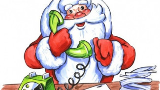 Дед Мороз поздравляет по телефону всех желающих