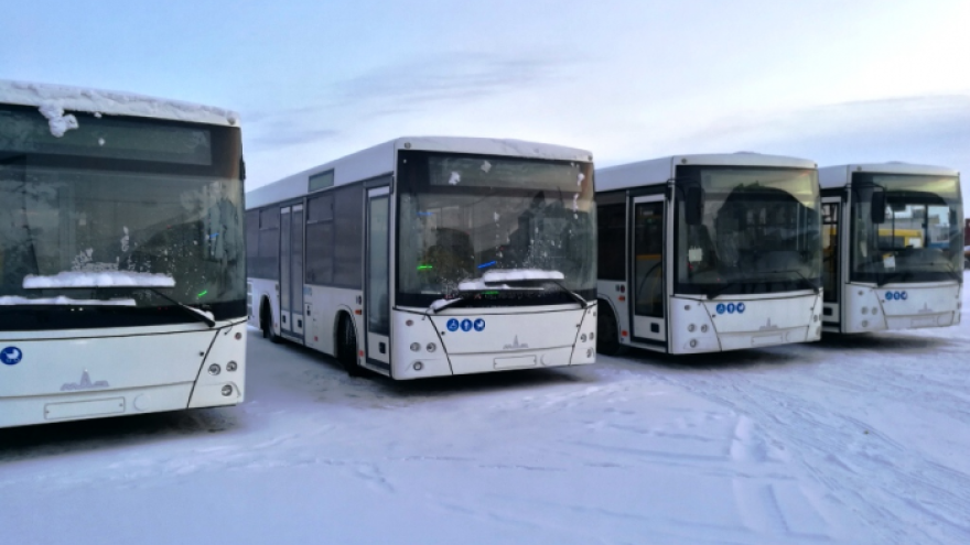 В канун Нового года Лабытнанги получили подарок – современные низкопольные автобусы
