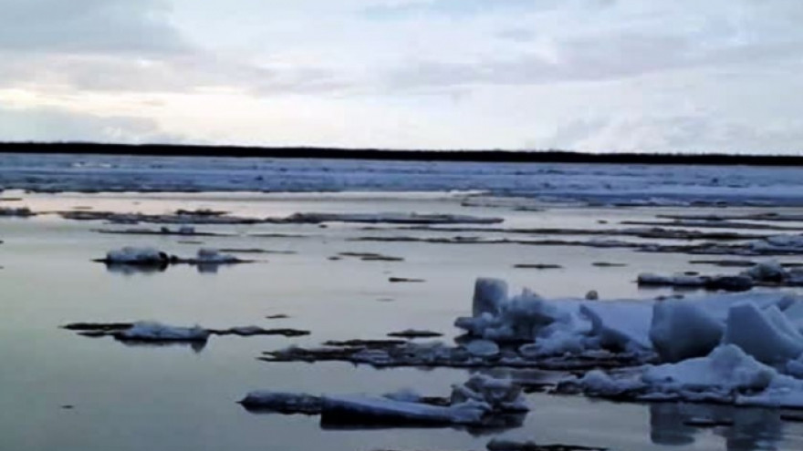 На ямальском участке Оби зафиксированы подвижки льда