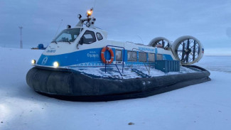 На Ямале запустили сообщение на воздушных подушках между Салехардом и Лабытнанги