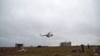 Рейдовый вертолет в очередной раз облетел самый большой заказник округа