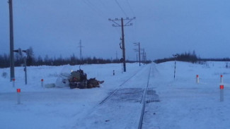 Сводки ДТП на Ямале: водитель снегохода погиб от столкновения с поездом