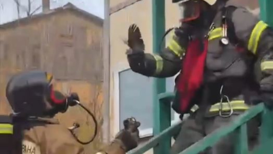 Попугая спасли из горящего дома в Губкинском