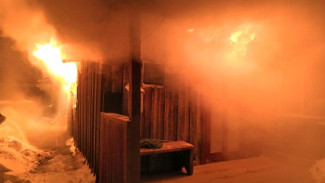 Ночью в селе Горки произошел пожар в жилом доме. Погибла женщина
